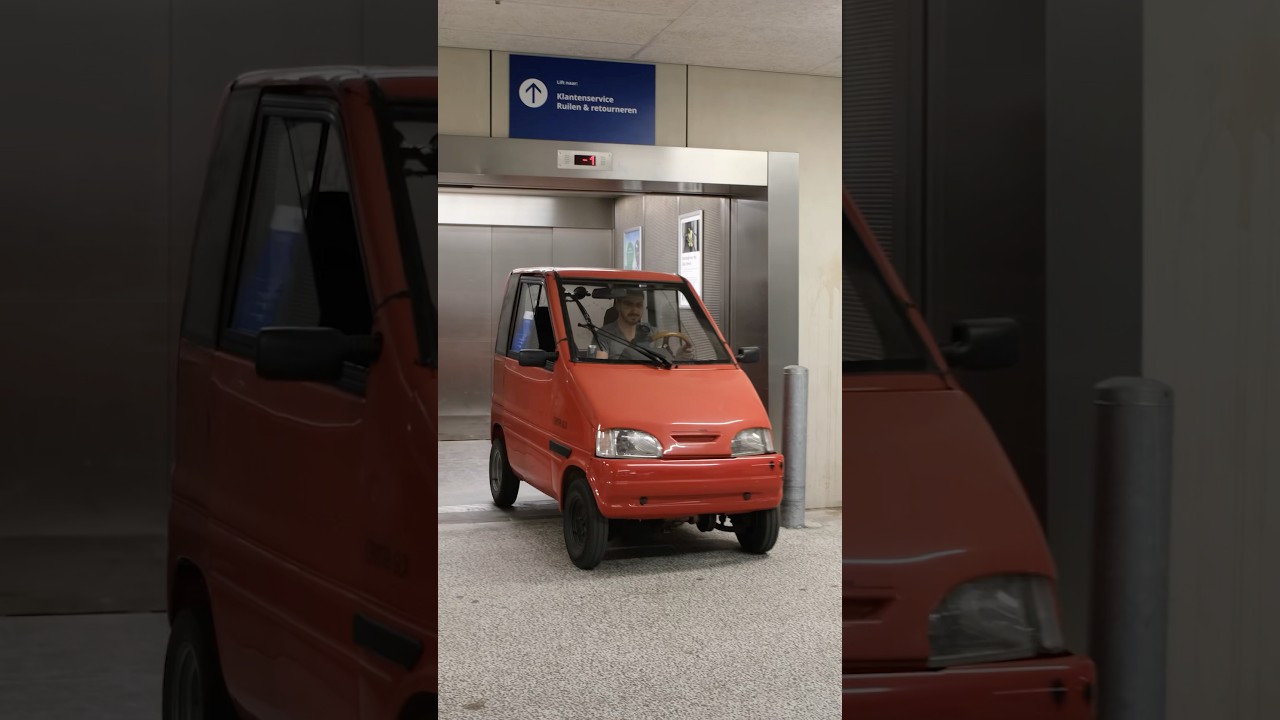 Driving a Micro Car in IKEA (security chase)