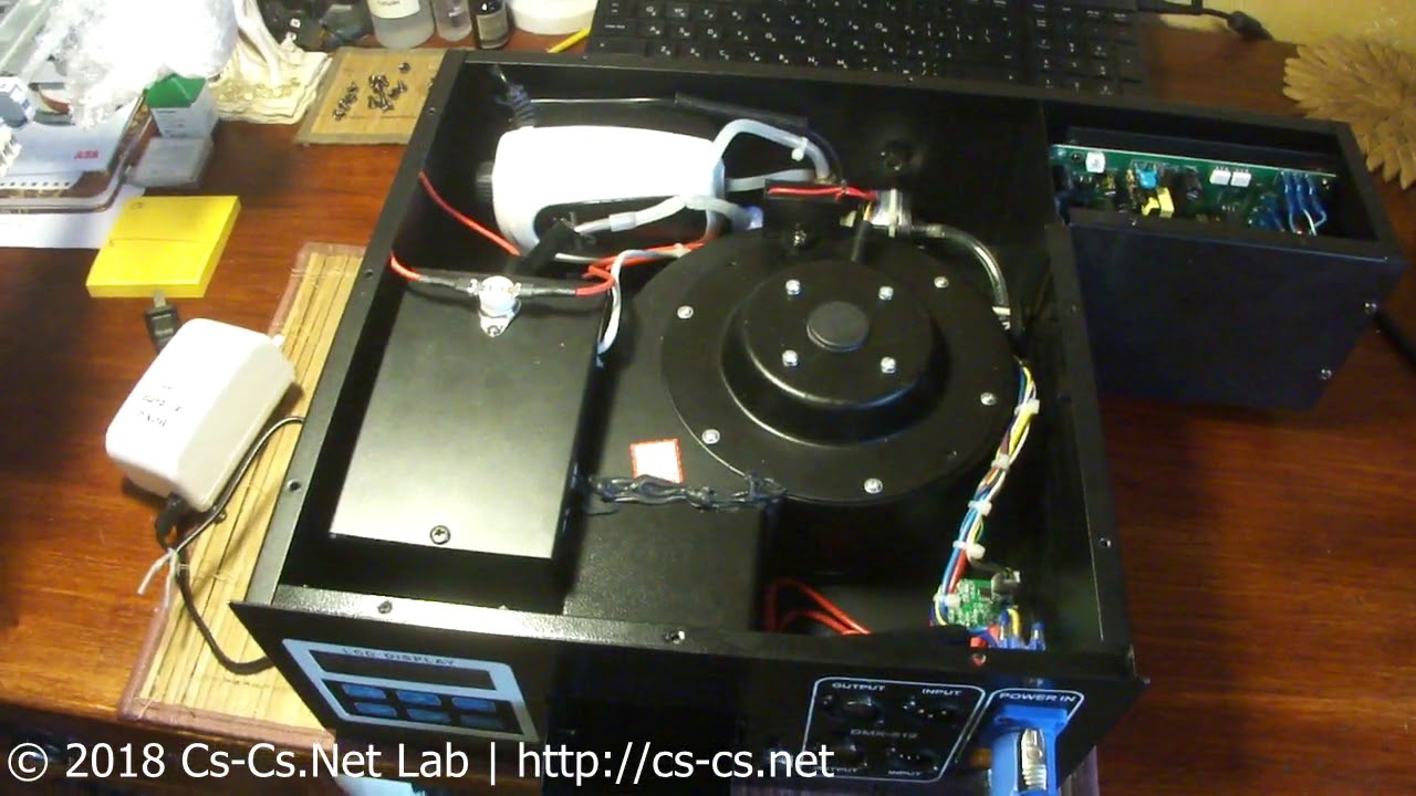 Cs-Cs: Генератор тумана (хейзер, Hazer) на 900 Вт - замена компрессора