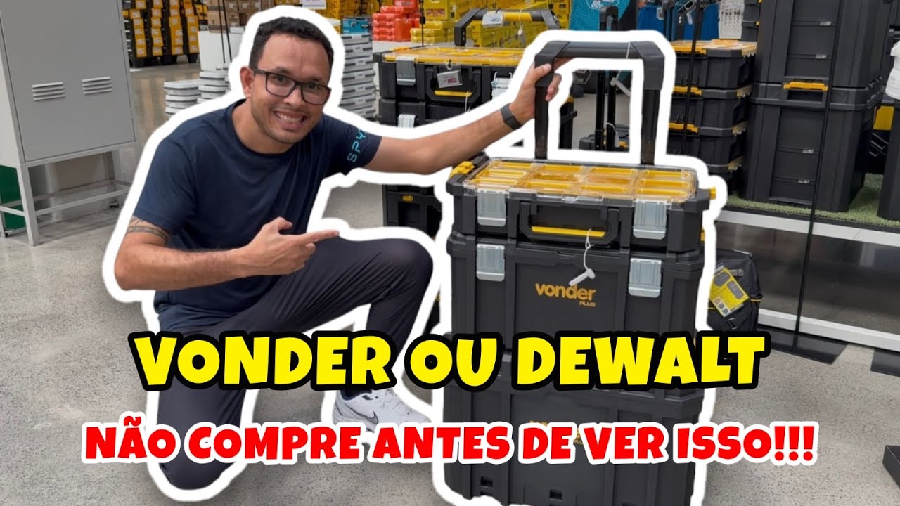 VONDER CRV700 vs DEWALT TSTAK: Qual Vale Mais? (Vlog na Ferramentas Gerais)