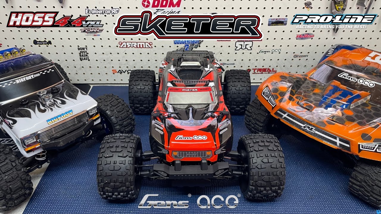 Team Corally Sketer VS Traxxas Hoss VS Pro-Line ProFusion SC (Just for Fun)