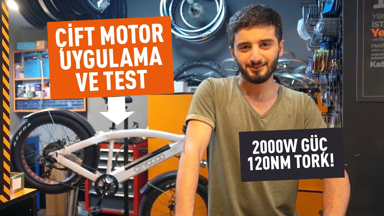 Çift Motor Elektrikli Fatbike Bisiklet Uygulaması ve Testi