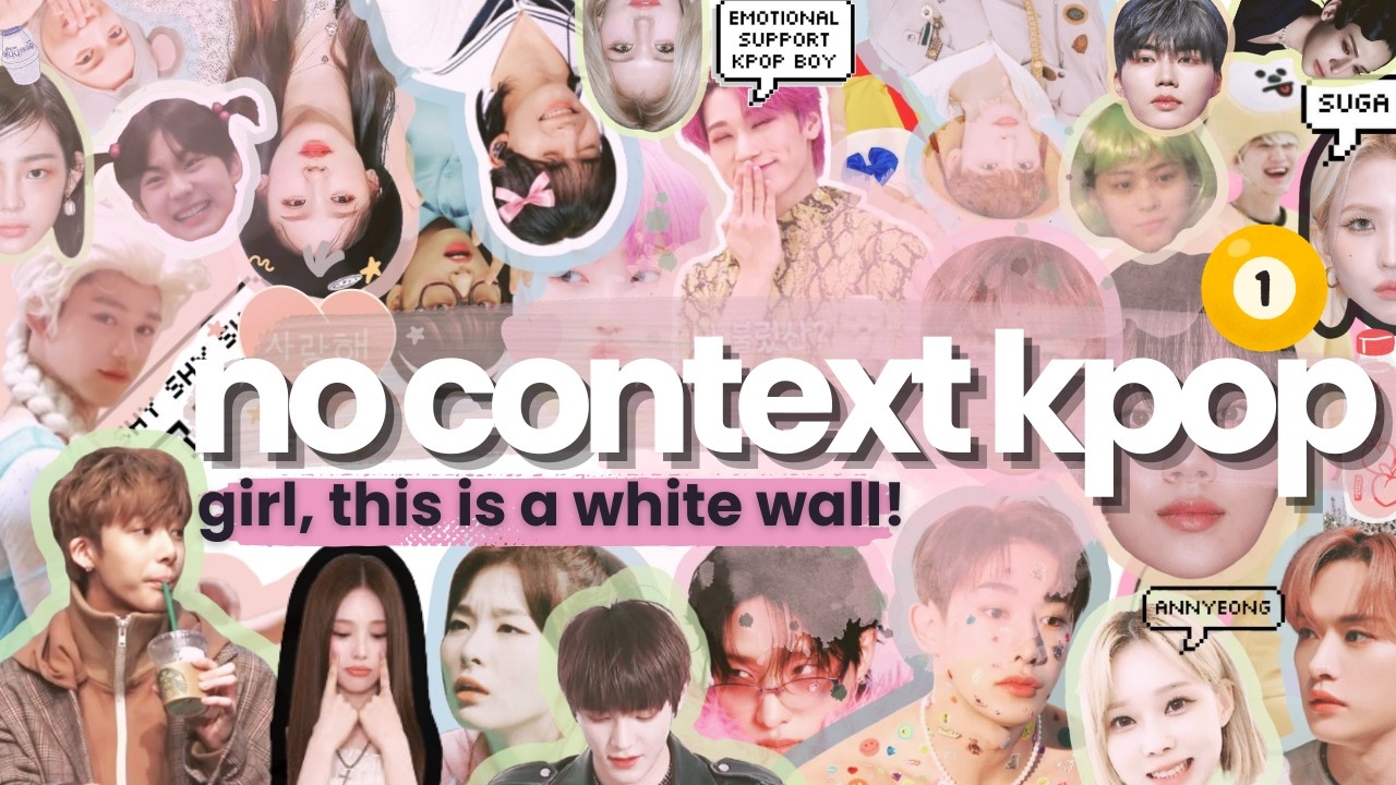 Girl, this is a white wall! No context kpop 1