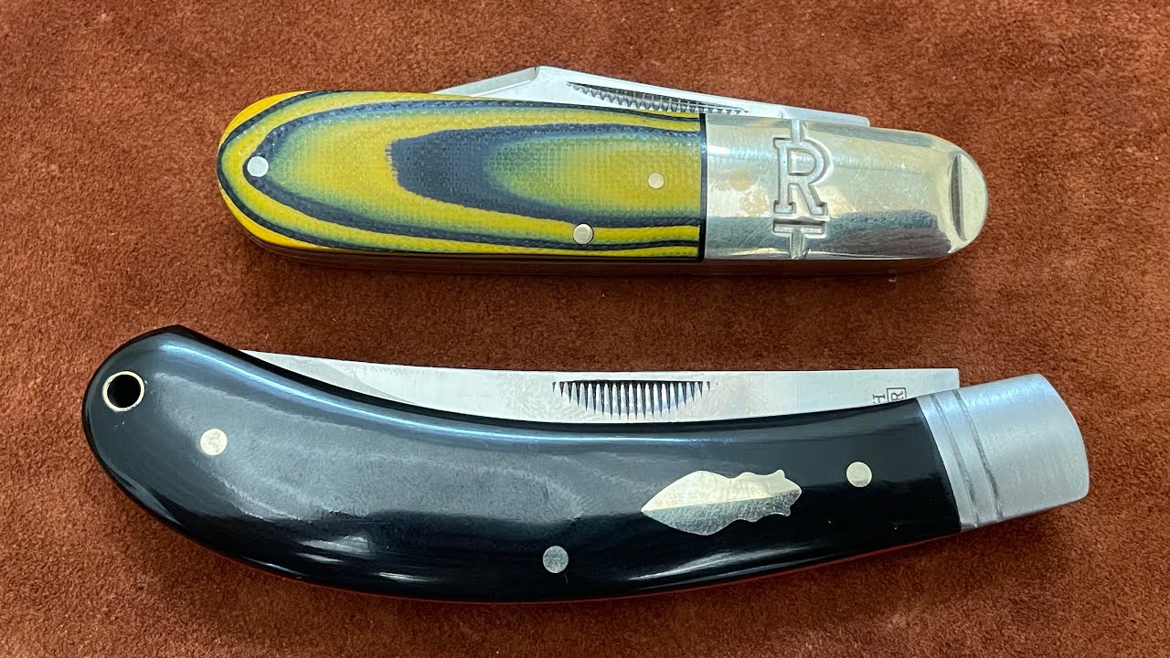 Rough Ryder Wasp Barlow & Large Upswept Bow Trapper Knives