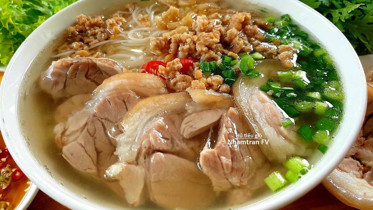 HỦ TIẾU GIÒ cách nấu đơn giản ngon chuẩn vị đổi món gia đình cực hấp dẫn |Nhamtran FV