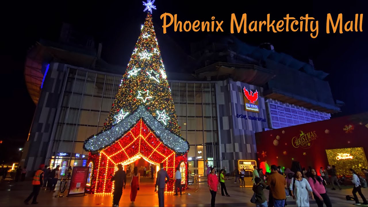 Phoenix Marketcity Bengaluru 🛍️ | Christmas 2025 & New Year 2026 - Decorations | Biggest Mall ✨