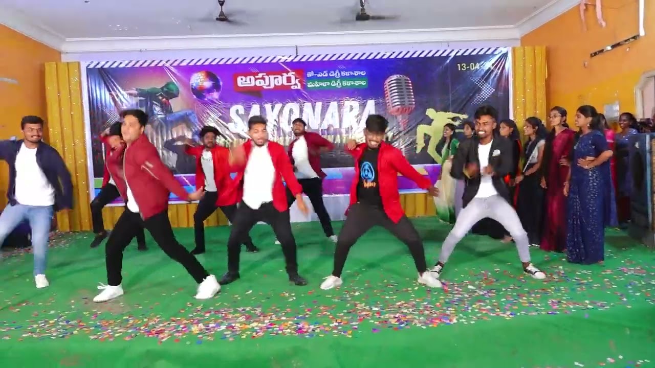 SAYONARA-2024 - Jil Jil Jinga- APOORVA DEGREE COLLEGES