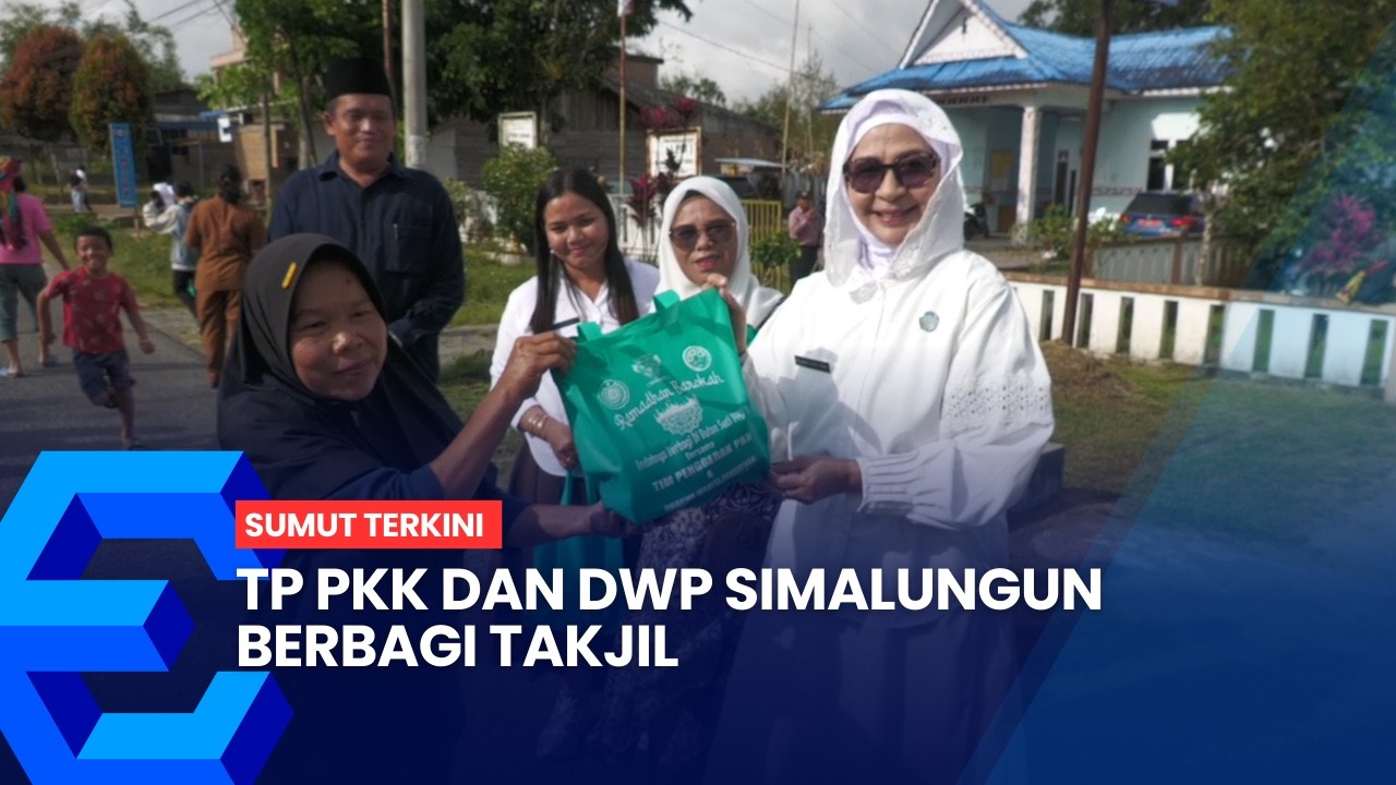 TP PKK dan Dharma Wanita Persatuan Simalungun Gelar Aksi Berbagi Takjil Ramadan