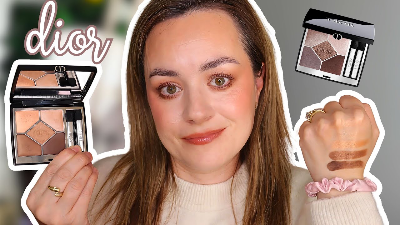 DIOR 5 color eyeshadow palette WARM vs COOL tone