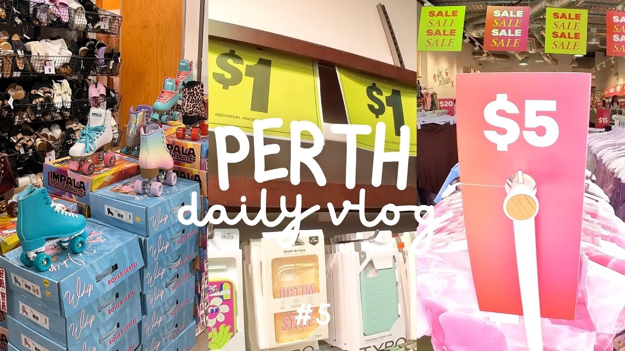 perth vlog #5: tempat belanja paling murah di Perth | shopping day, watertown, australia