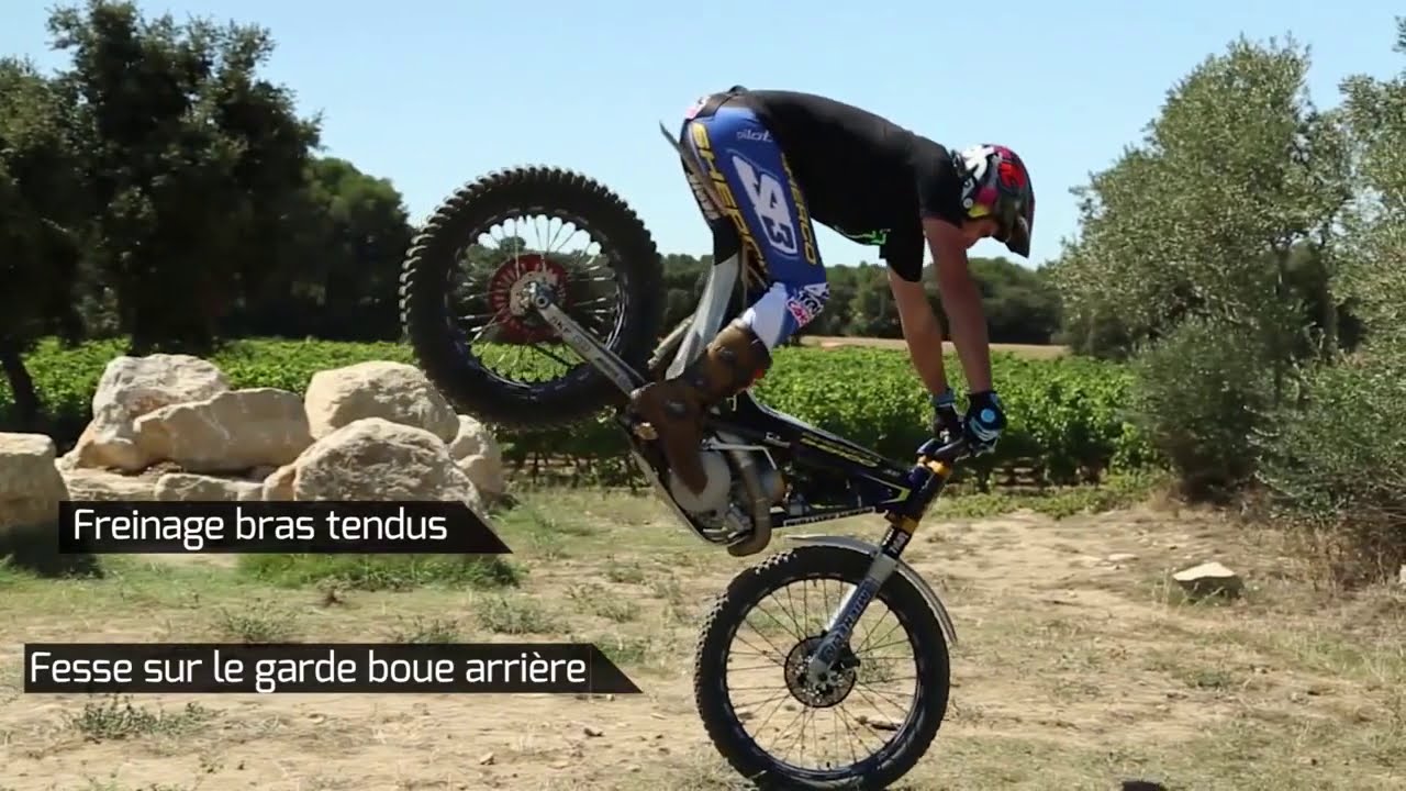 TUTO apprendre à déplacer sa roue arrière en Moto Trial
