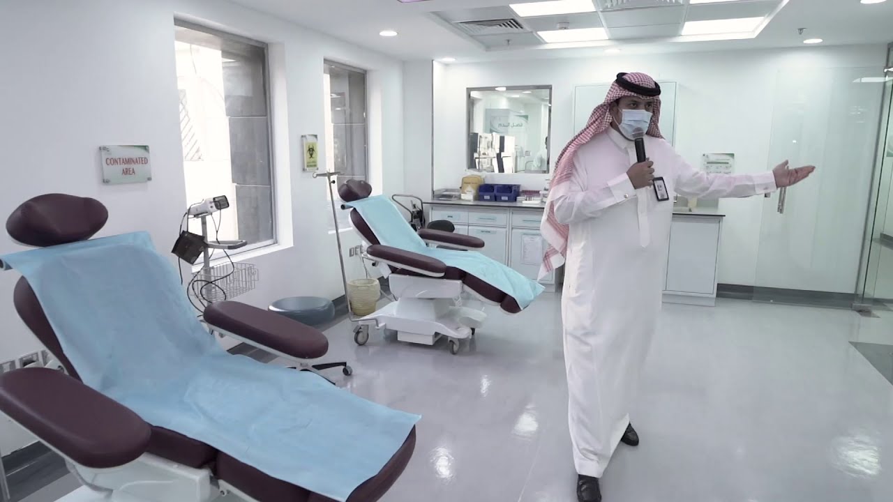 تدشين مختبر الدم الجديد في مستشفي الملك خالد بالخرج