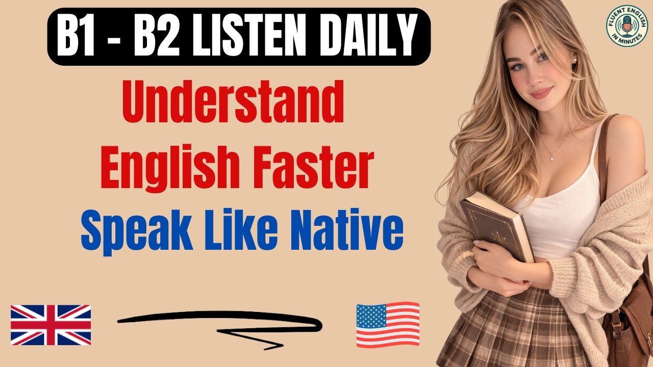 B1–B2 English Fluency Training | Daily Listening Practice for Real Conversations
