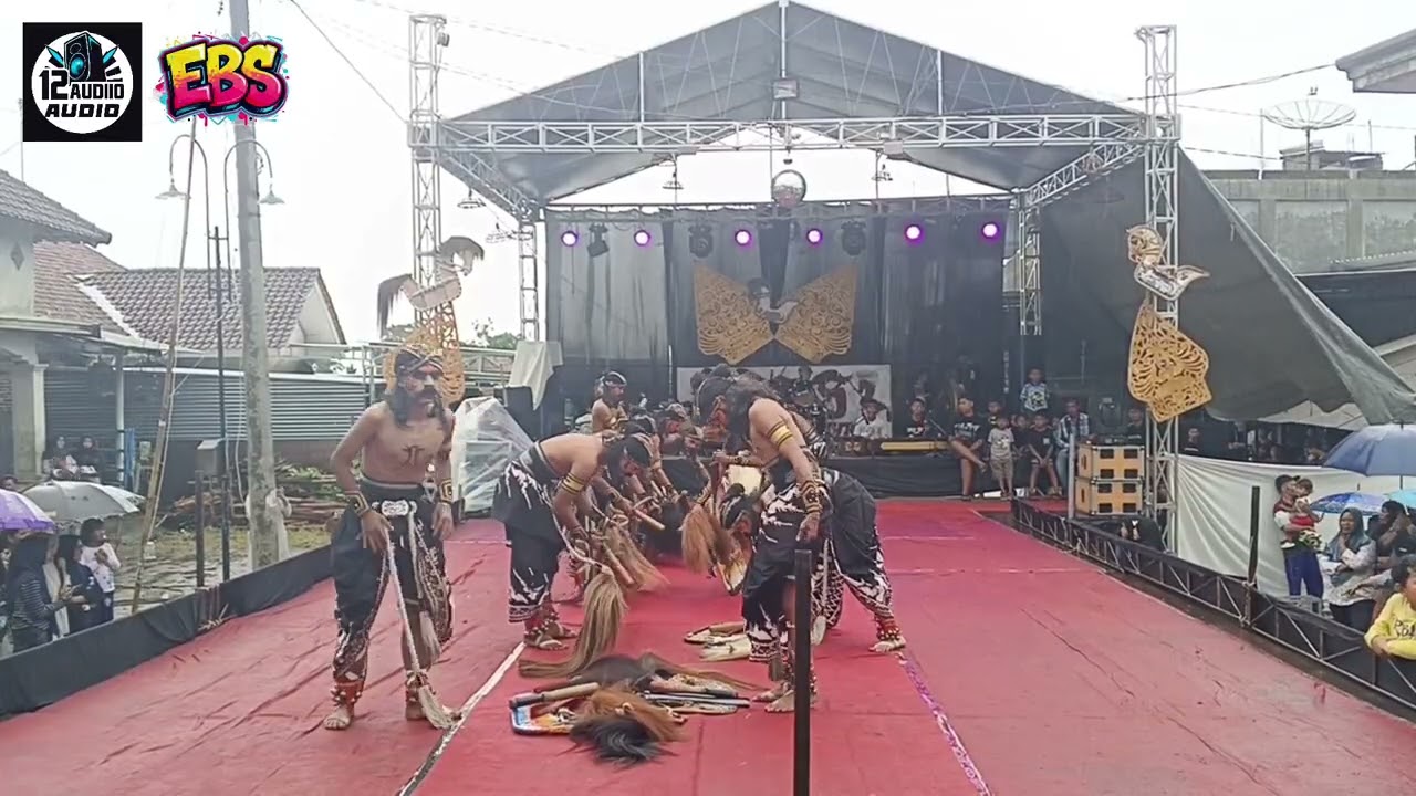 Warok EBS dalam rangka merti dusun di Sorobayan Ketawang grabag Magelang 26 Desember 2025