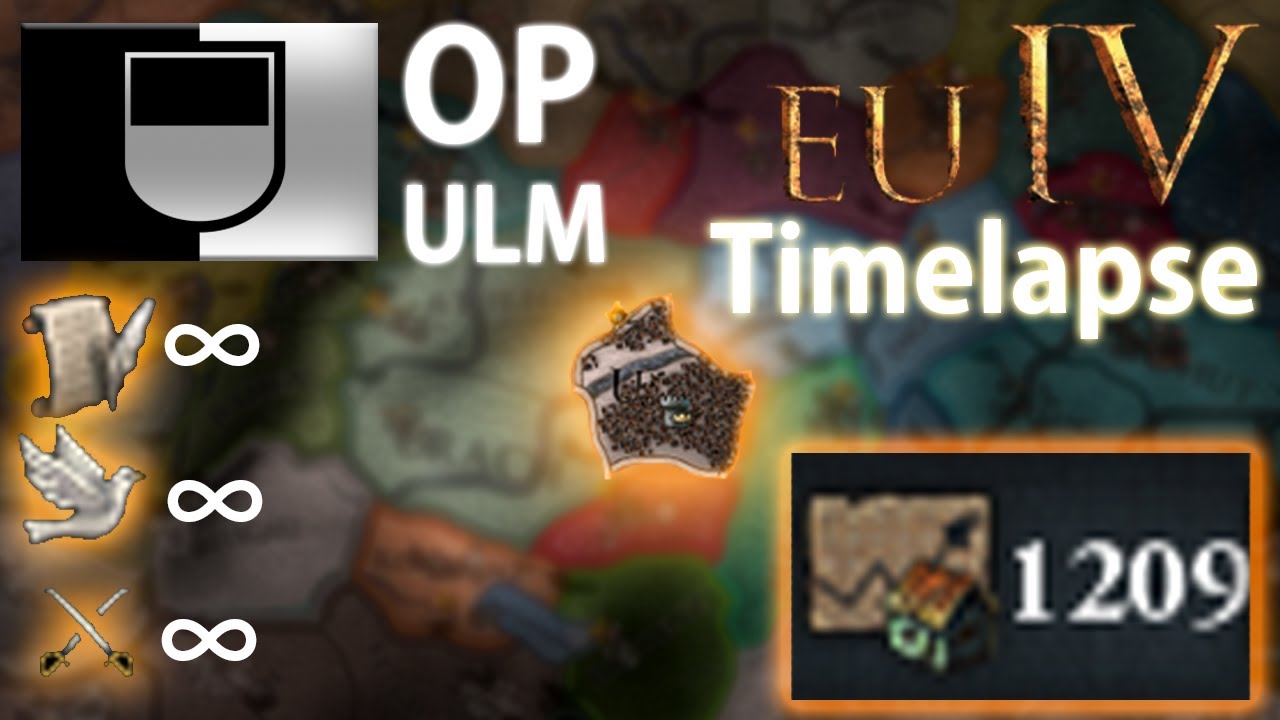OVERPOWERED ULM | Europa Universalis AI Only Timelapse (EU4)