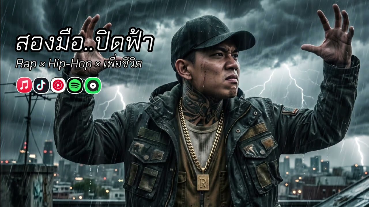 สองมือ..ปิดฟ้า - เพื่อชีวิต + Rap เล่าเรื่อง [Dark AI Music]