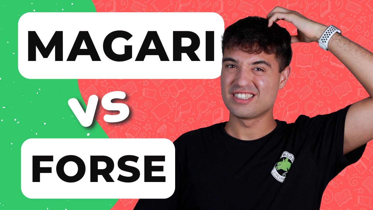 MAGARI vs FORSE: are they the same or different? | Learn Italian (ita audio)