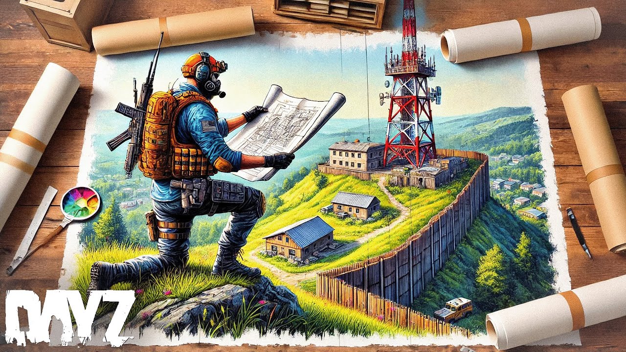 Создаём убежище для радиовышки! - DAYZ