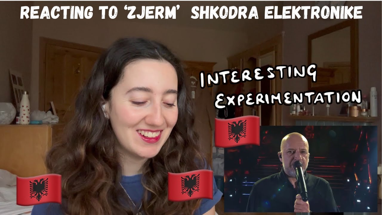 ALBANIA EUROVISION 2025 - REACTING TO ‘ZJERM’ BY SHKODRA ELEKTRONIKE (FIRST LISTEN)