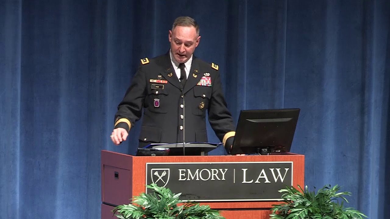 Lieutenant General Charles Pede, Judge Advocate General of the United States Army