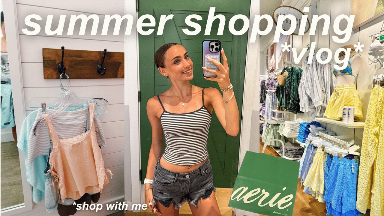 ПОЙДЕМТЕ СО МНОЙ ЗА ПОКУПКАМИ 🛍️ *летний шоппинг-влог*