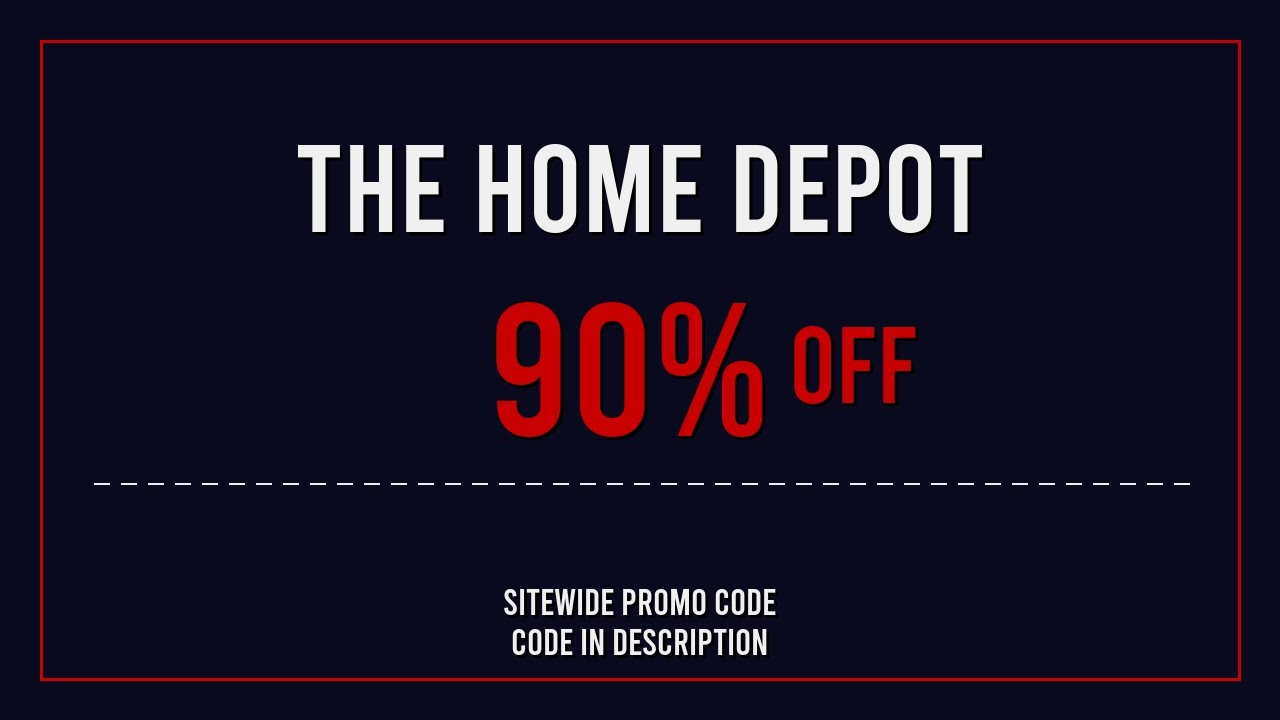 The Home Depot Discount Code 2025 May