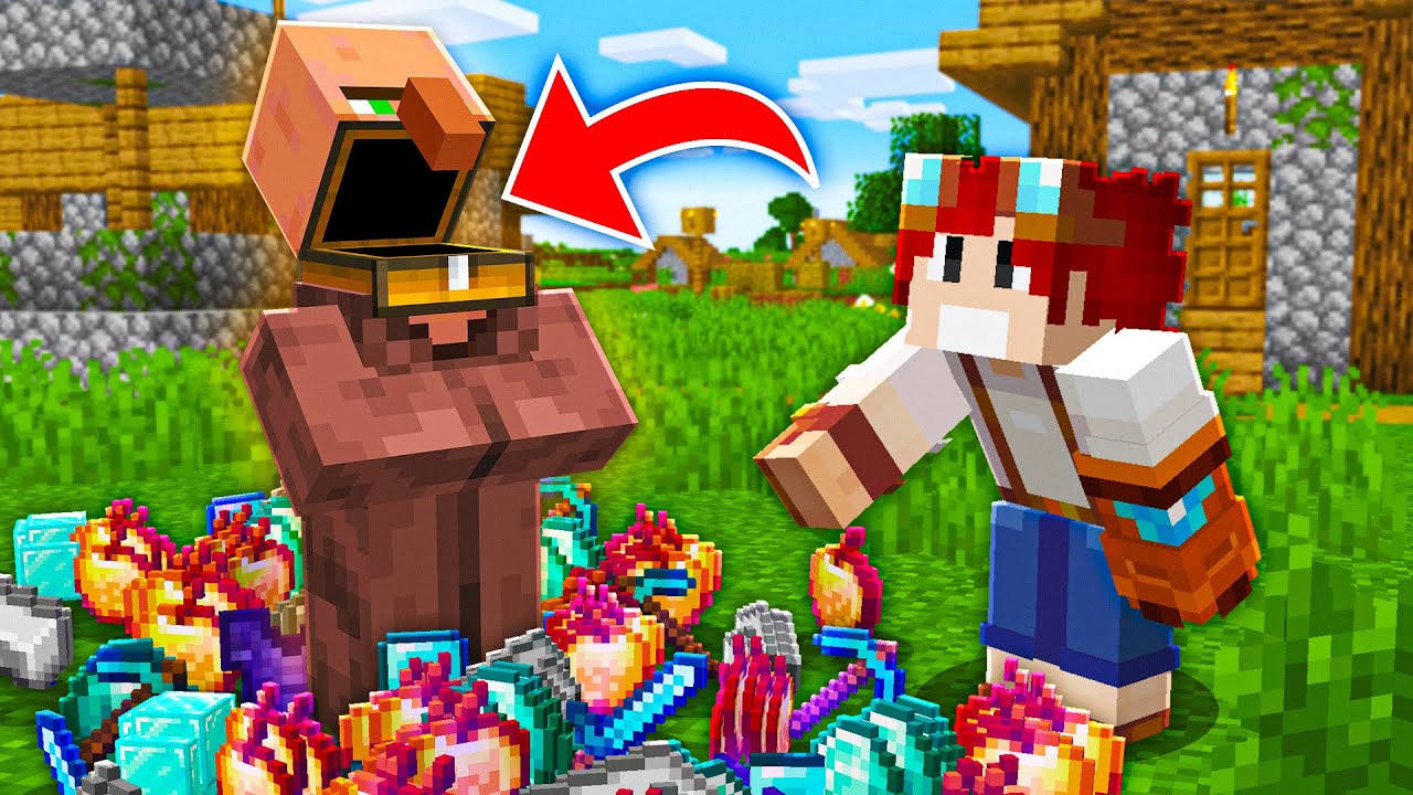 MOBS são BAÚS no minecraft