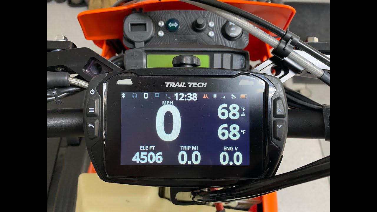Trail Tech Voyager Pro — лучший вариант крепления для кроссового мотоцикла