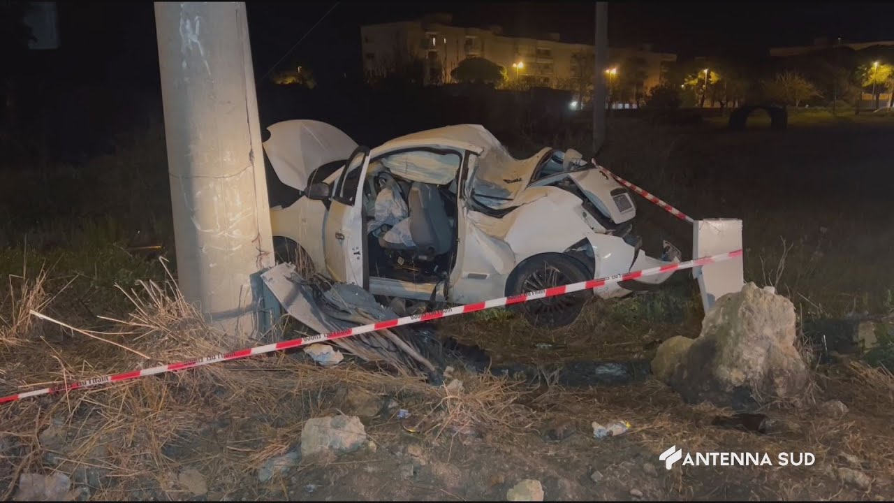 08 MARZO 2024 - TARANTO - INCIDENTE NELLA NOTTE, FERITE QUATTRO VENTENNI