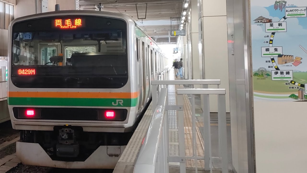 両毛線、臨時桐生行　E231系U2編成　2025/04/26