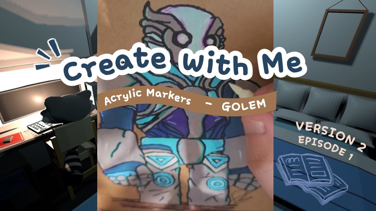 Putting down the base colors | Create With Me | Golem | EP1 | Standard