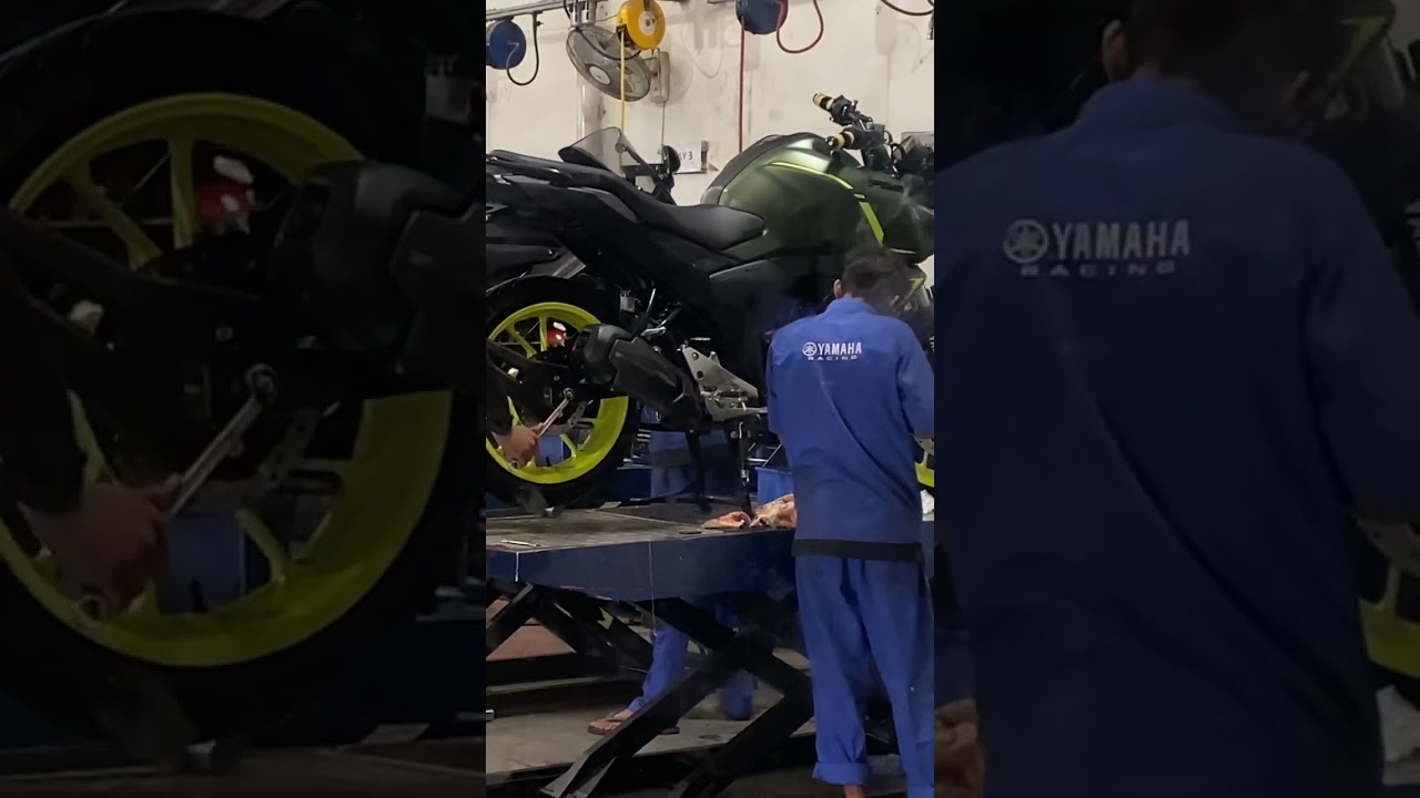 Yamaha Fzs v4 servicing/ Yamaha Fzs V4 first service cost / video shut karne nahi de raha tha #bike