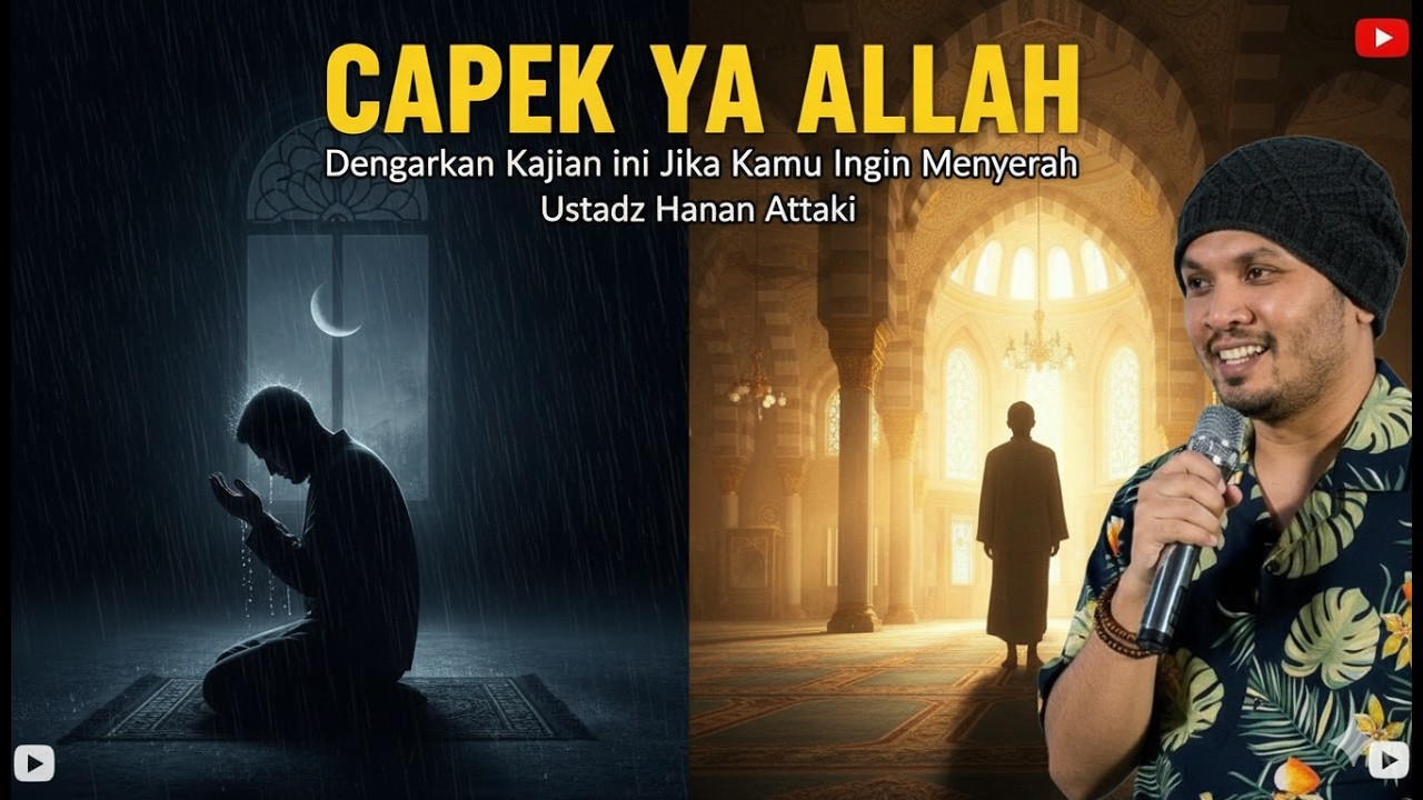 Ustadz Hanan Attaki - Capek Ya ALLAH Dengar Kajian ini Jika Kamu Ingin Menyerah #ustadzhananattaki