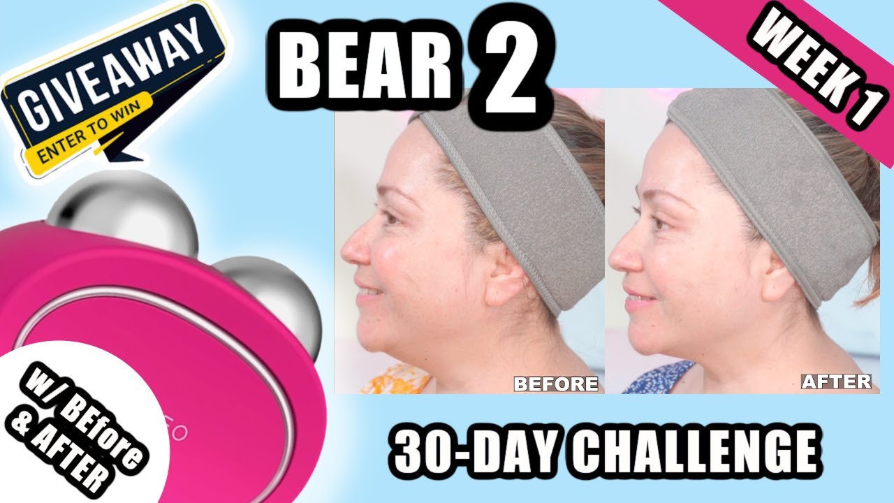 FOREO BEAR 2 | WEEK 1🔸 30-DAY CHALLENGE | DEMO + BEFORE & AFTERS 