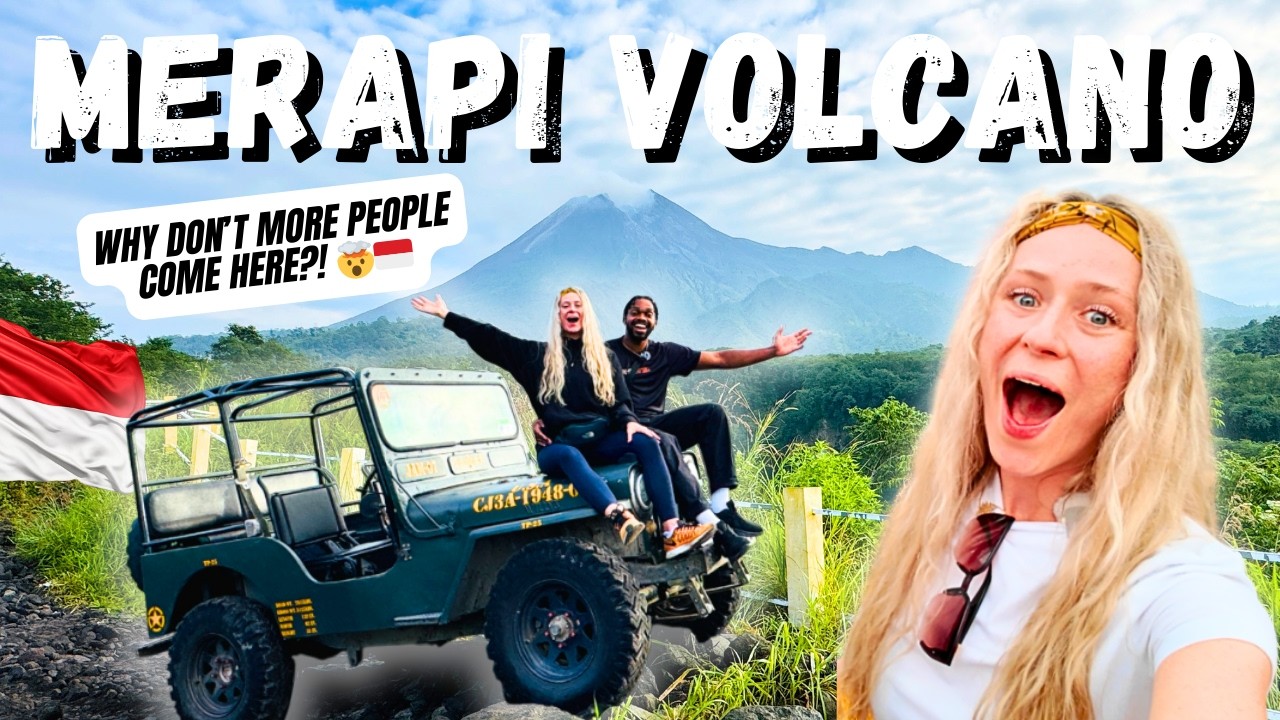 ULTIMATE Merapi Volcano Jeep Tour In Yogyakarta 🌋 | WE SAW LAVA!!!! 🤯 🇮🇩