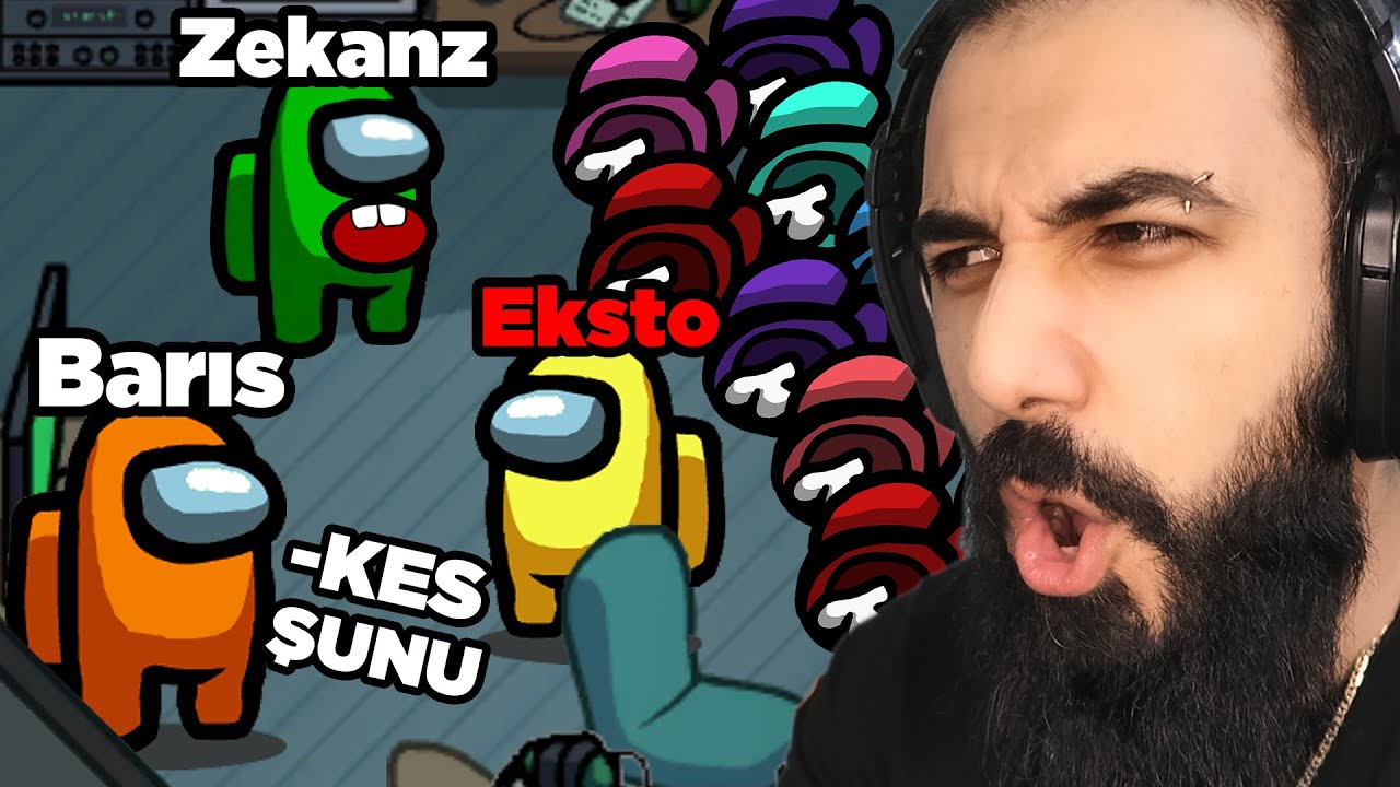 ODAYA GİRENİ İMPOSTOR'A KESTİRDİM!! KATLİAM OLDU!! AMONG US SESLİ MOD!! | Barış Can