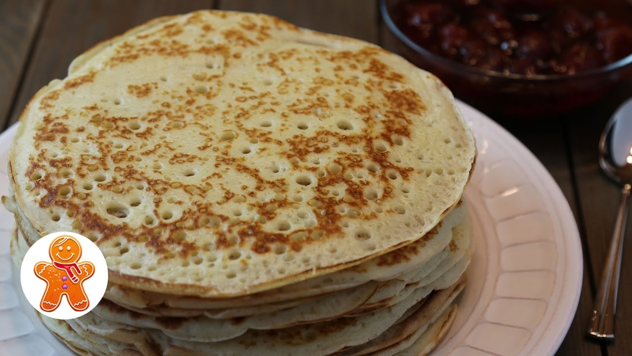 Настоящие Русские Дрожжевые Блины ✧ Russian Yeast Pancakes (English Subtitles)