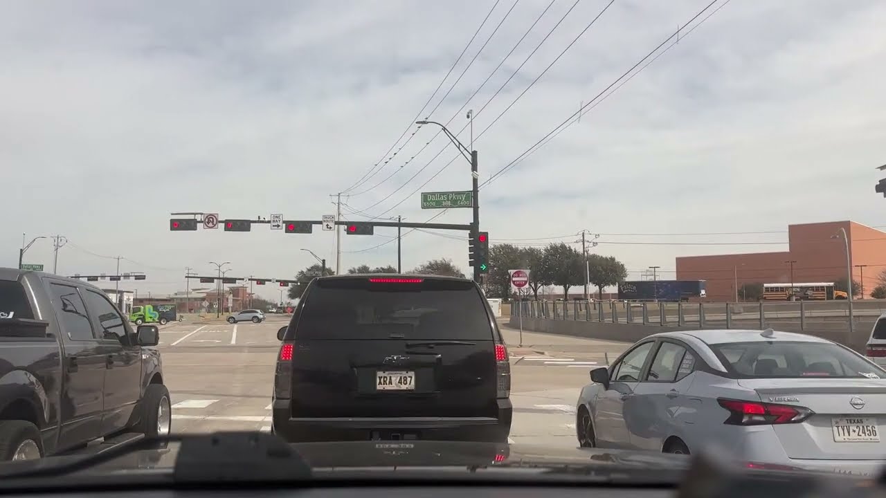 Driving Frisco to Plano Texas 