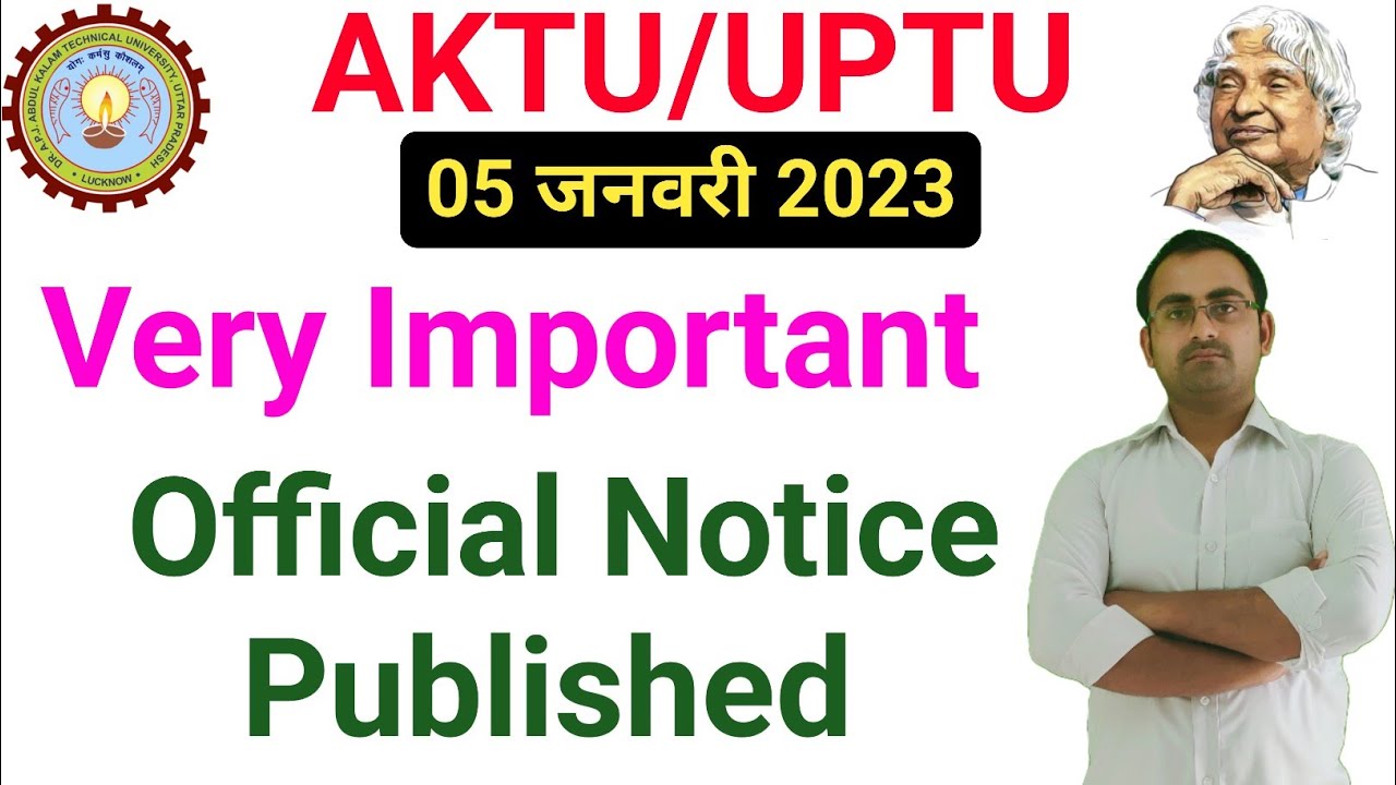 aktu official notice today, aktu circular today, aktu latest update, aktu news today in hindi
