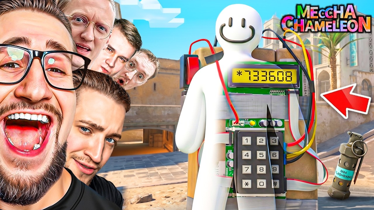 ХАМЕЛЕОН ПРЯТКИ на DUST 2 в CS2! ВЫ БУДЕТЕ В ШОКЕ от ЭТОГО РИСУНКА! СМЕХ ДО СЛЕЗ В MECCHA CHAMELEON