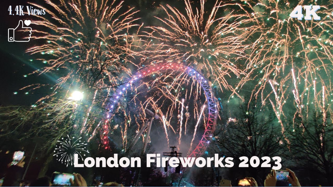 London Fireworks - Happy New Year | Green Zone | GoPro Hero 9