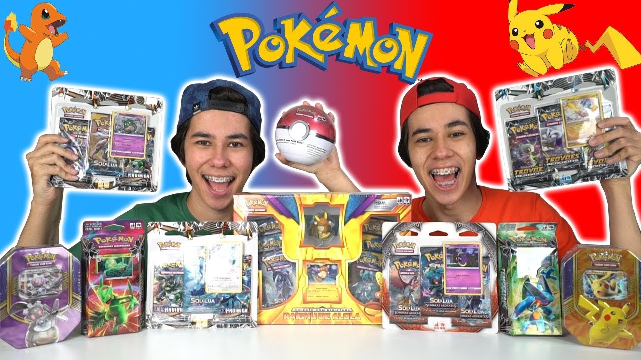 ABRIMOS 500 REAIS EM CARTAS DE POKEMON E GANHEI VARIAS SUPER RARAS!
