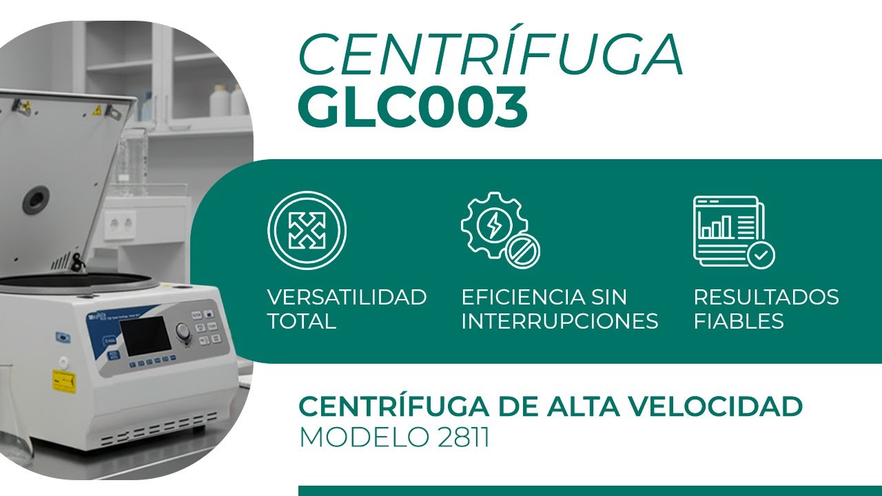 Centr&iacute;fuga de alta velocidad - GLC003