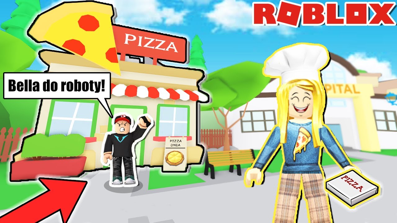 Dostałam PRACĘ w PIZZERII! Vito jest moim szefem! 😱(Meepcity Roleplay Roblox)|Bella i Vito