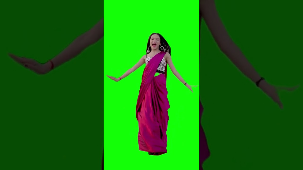 Hindi Song zabardast Green Screen video girl dance Green parda
