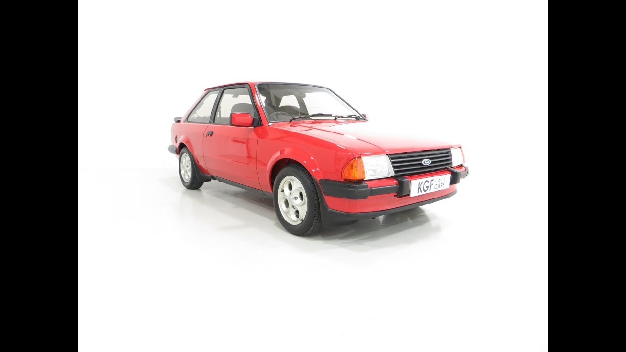 An Award-Winning Late Ford Escort Mk3 XR3i in Rare Rosso Red and 41,494 Miles - SOLD!