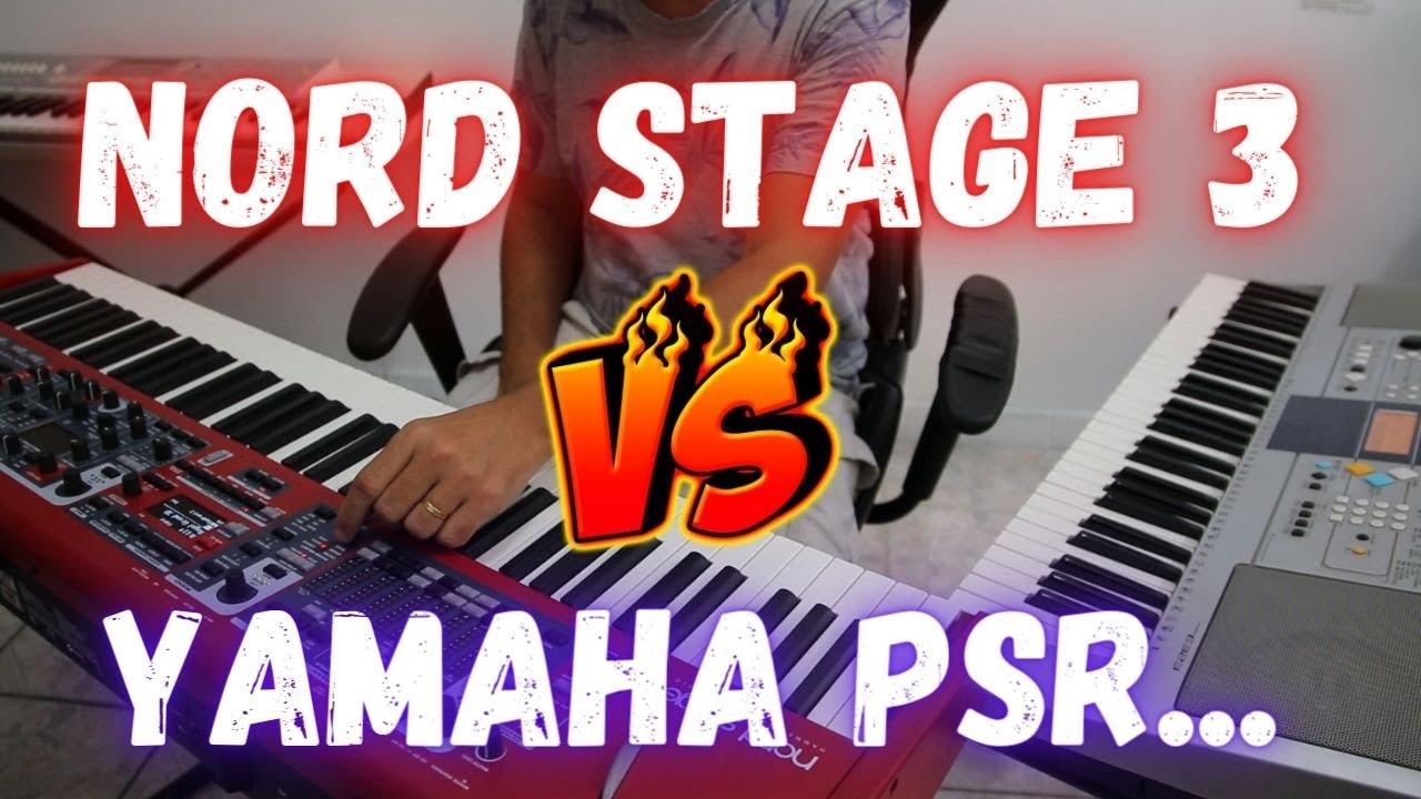 NORD STAGE 3 vs YAMAHA PSR  (LEIA A DESCRIÇÃO) by TIAGO MALLEN #nordstage #clavia #yamahapsr #music