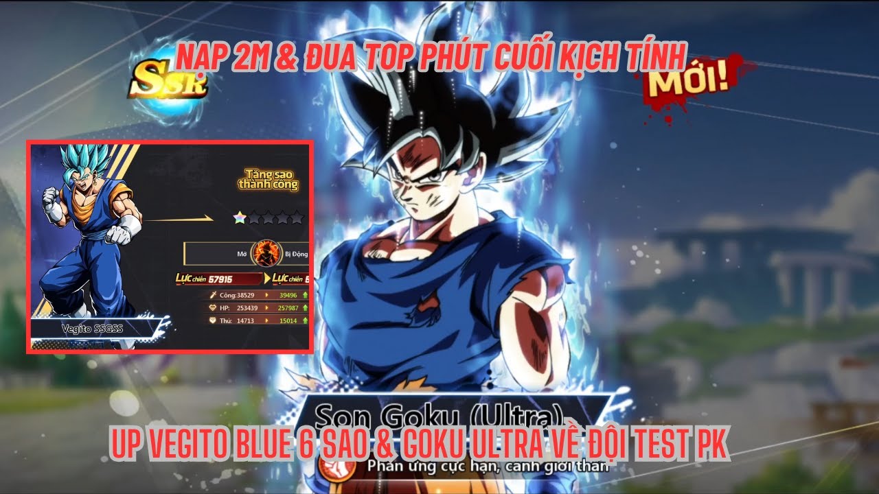 COMBO THỨC TỈNH #7 - Up VEGITO 6 sao & Đua top phút cuối căng thẳng - Mẹo tăng lực chiến đua top