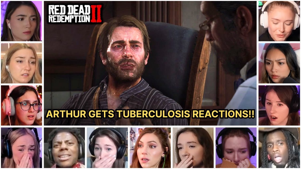 Arthur Morgan Gets Tuberculosis Reaction Mashup - RDR2 - Rockstar Games