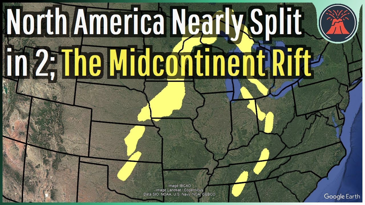 North America Nearly Split in Half; The Midcontinent Rift