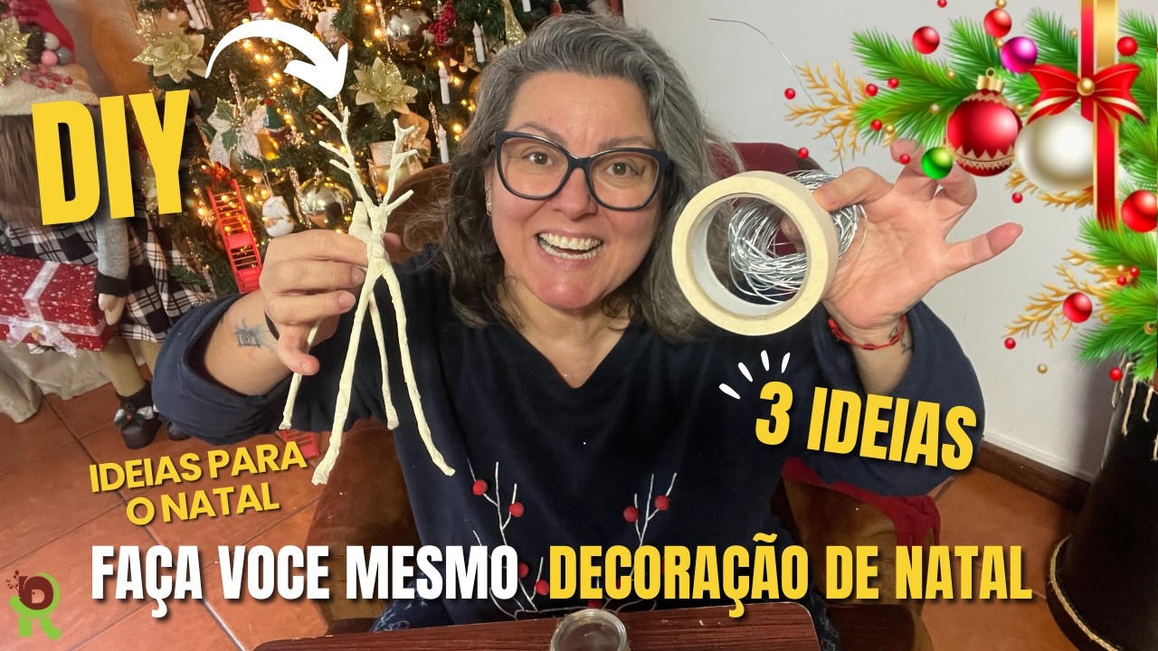 IDEIAS DE DECORAÇÃO DE NATAL COM MATERIAIS INUSITADOS